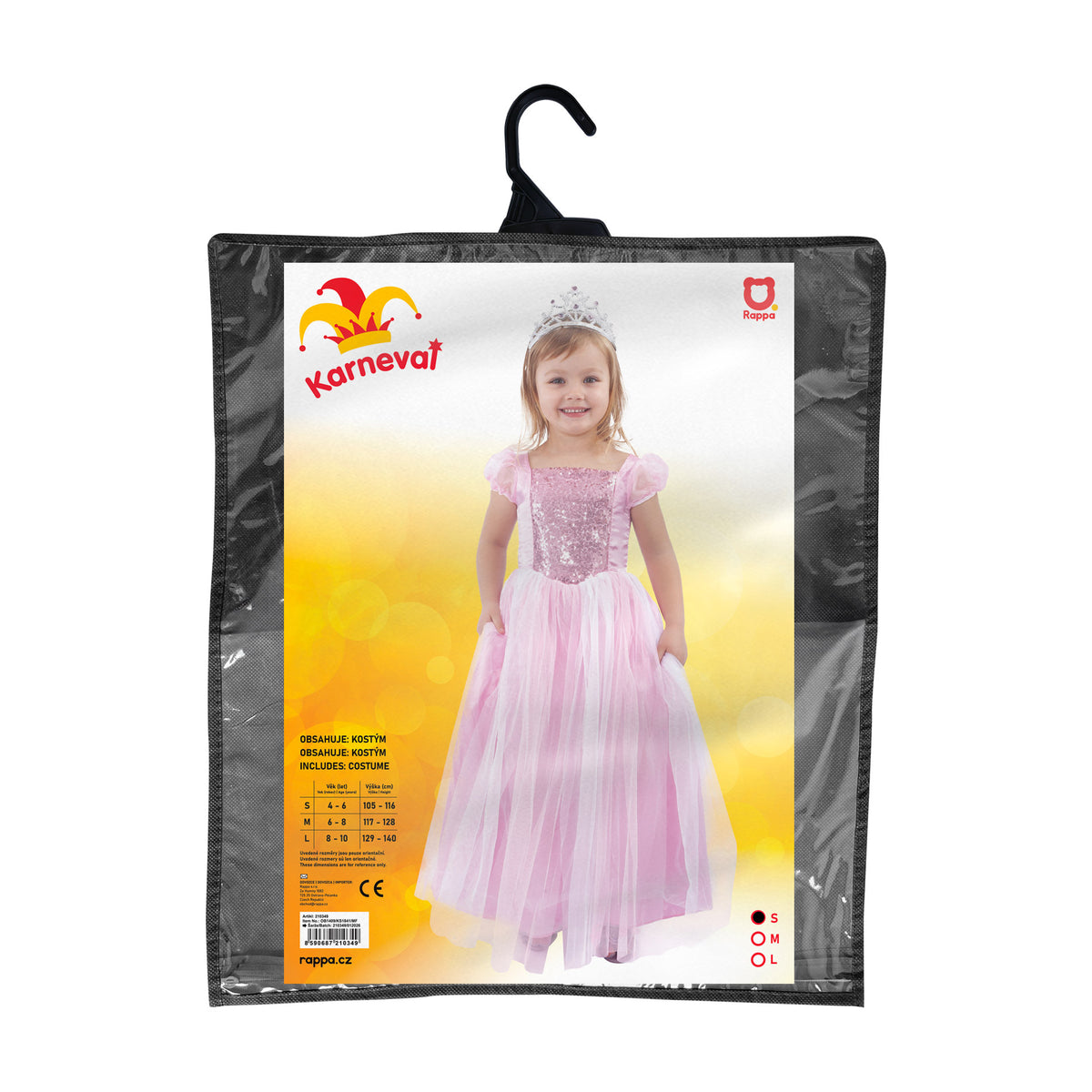 Children Costume-pink Princess (s)