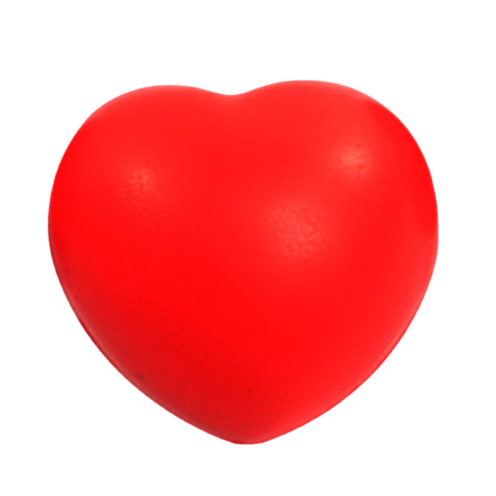 Anti-stress Ball Squeeze Heart Red