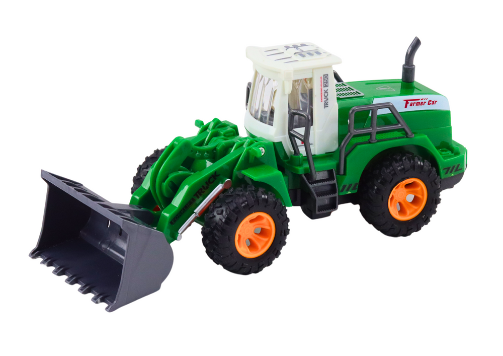 Excavator Loader R/c Remote Control Elevating Arm Green