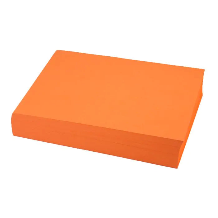 Цветна хартия Оранжева 120 G 21x29.5 Cm