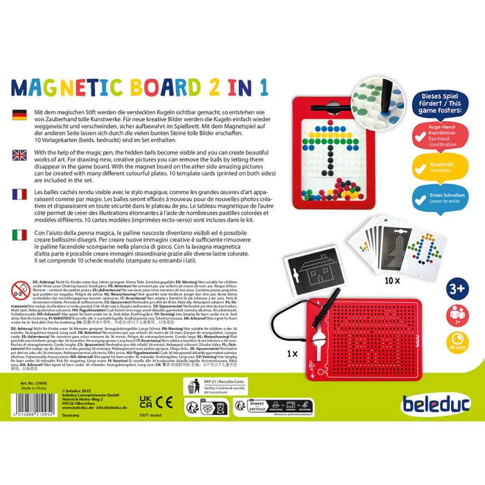Beleduc Magnetic Board 2 In 1