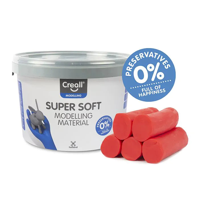 Creall Creall Super Soft Clay Red