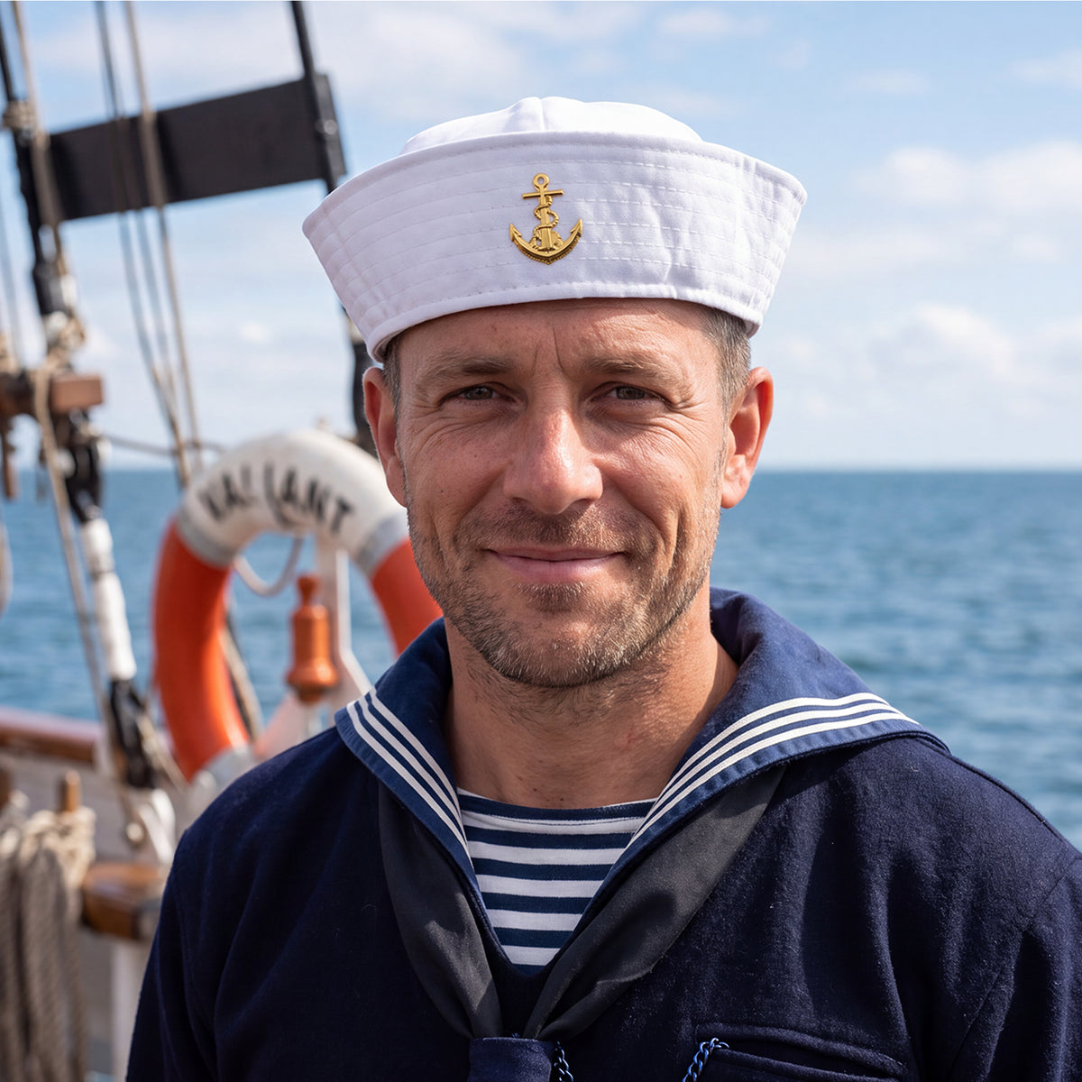 Sailor fehér kalap felnőtteknek
