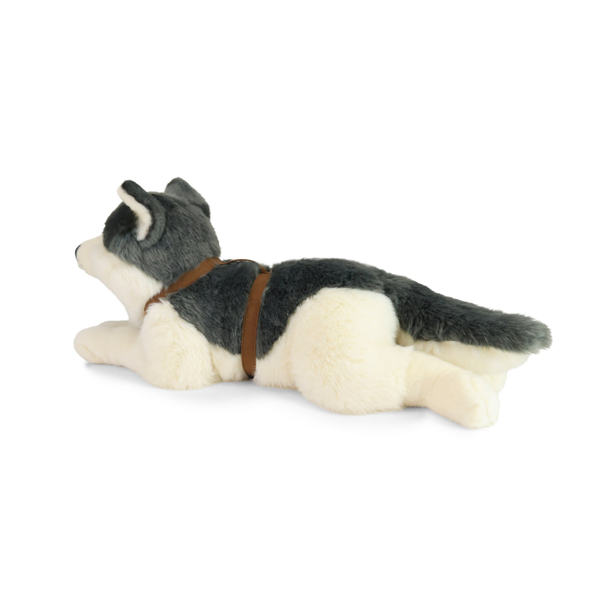 Peluche Husky Con Pettorina 60 Cm Ecologico