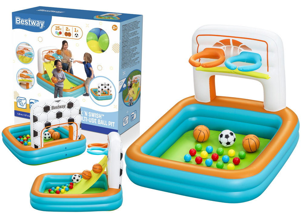 Opblaasbare speeltuin met ballen 120 x 107 x 84 cm Bestway 52728