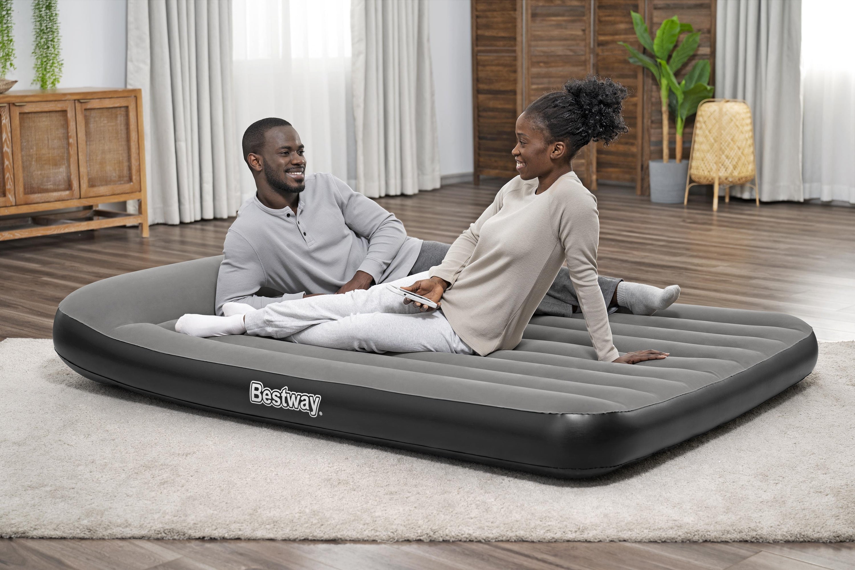 Inflatable Double Mattress 150 X 203 X 30 Cm Bestway 671bs