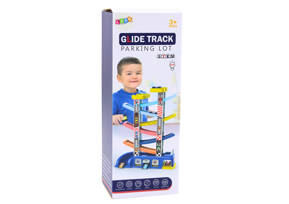 Slide Track For Colorful Cars 6 Cars