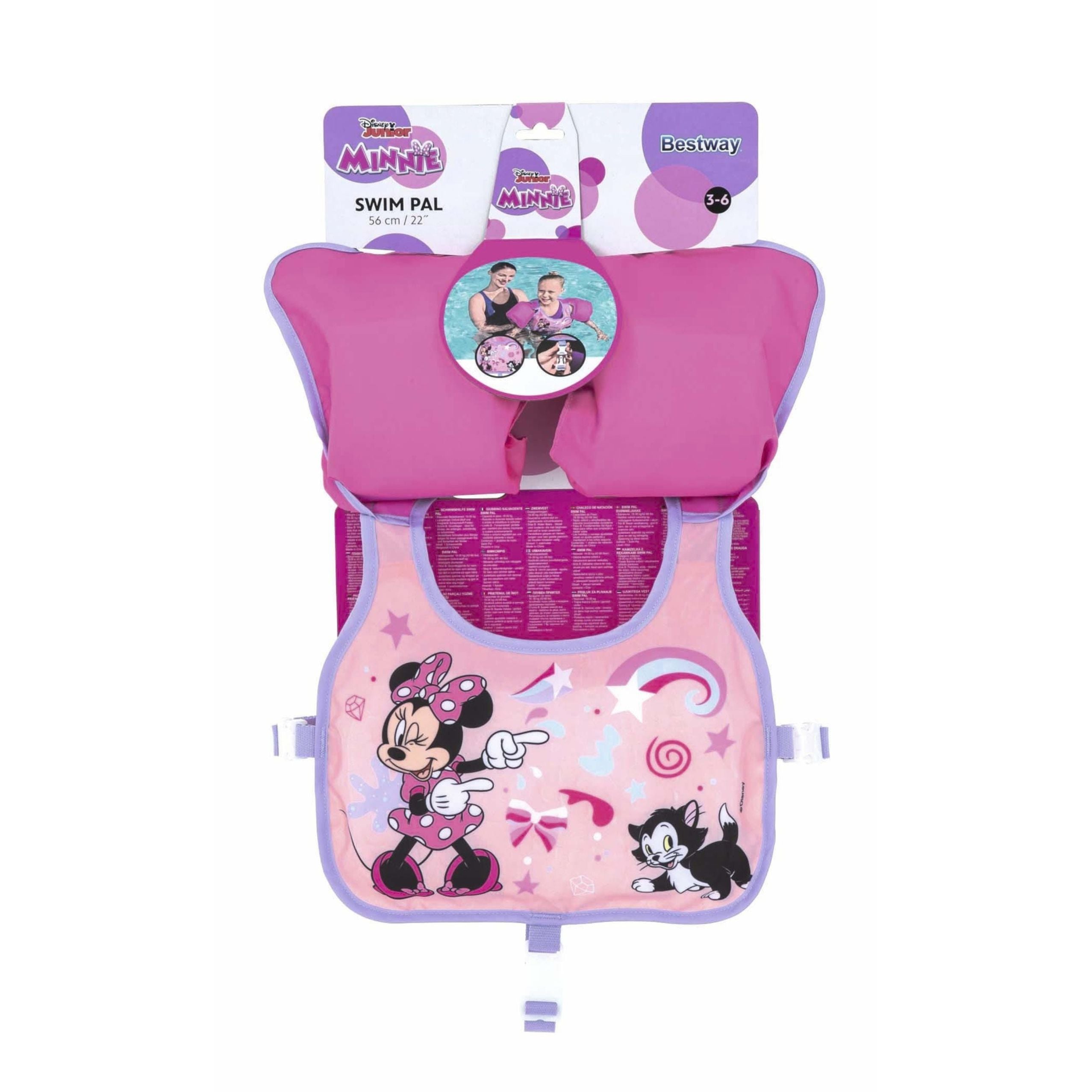 Bestway 9101a Pink Minnie Mouse Swimming Vest