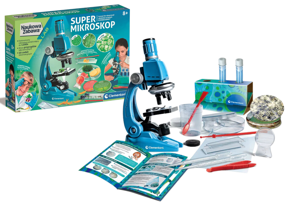 Science Fun Set Super Microscope Clementoni 50755