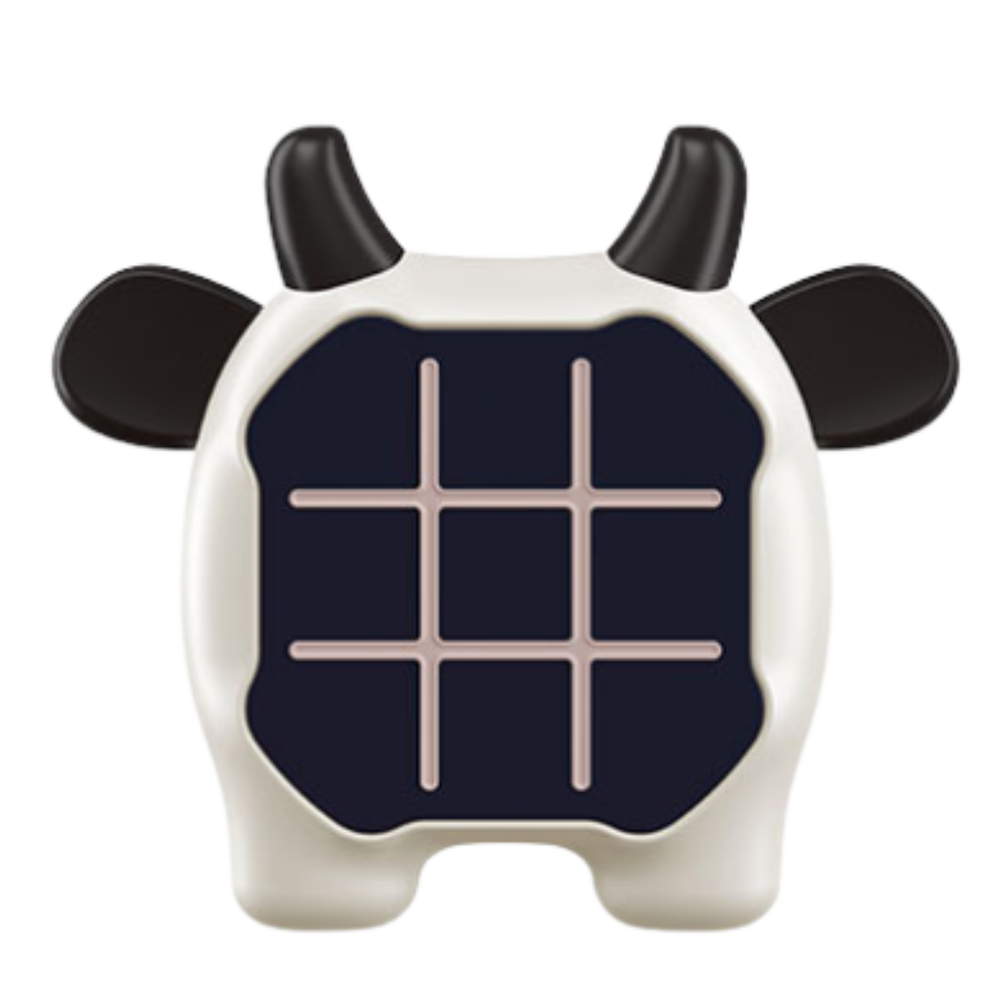 Electronic Game 3in1 Tic Tac Toe Memory Cow Black And White