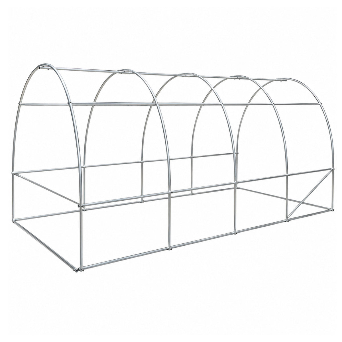 Tunnel Uv Verde Per Verdure Con Finestre 2x3 M 6m²