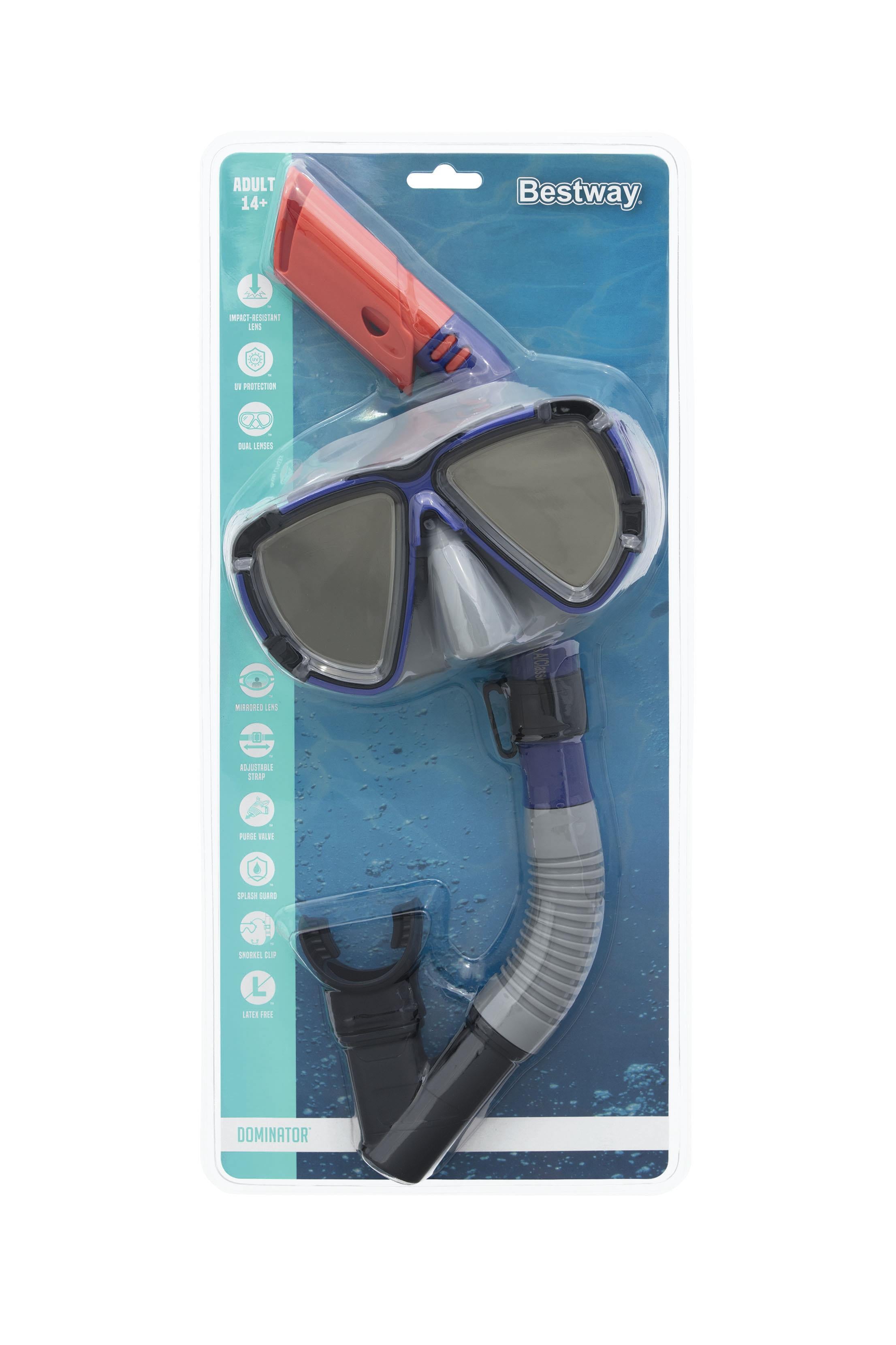 Diving Set Black Mask Snorkel Bestway 24053