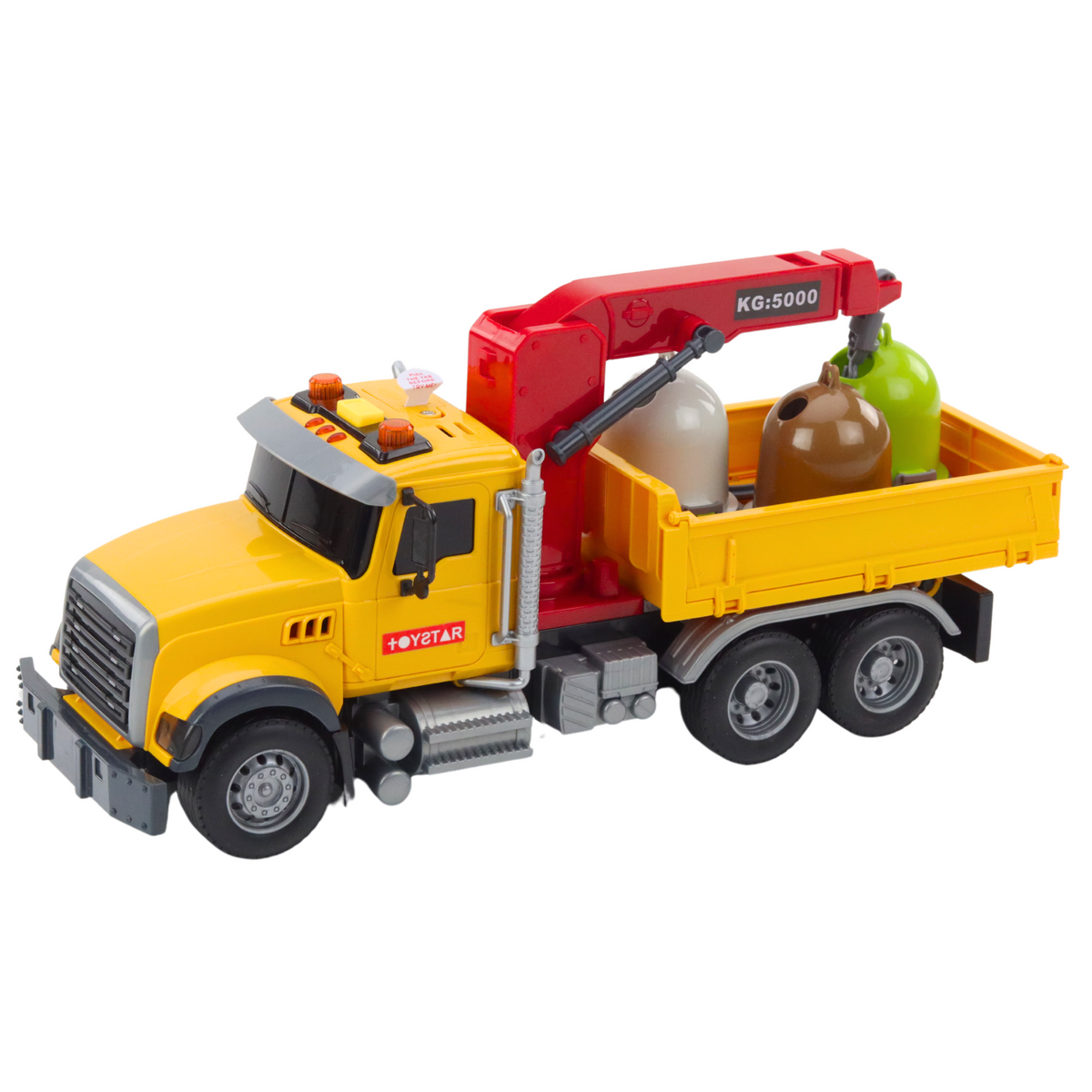 Müllsortier-LKW-Abfallbehälter, Lichtgeräusche