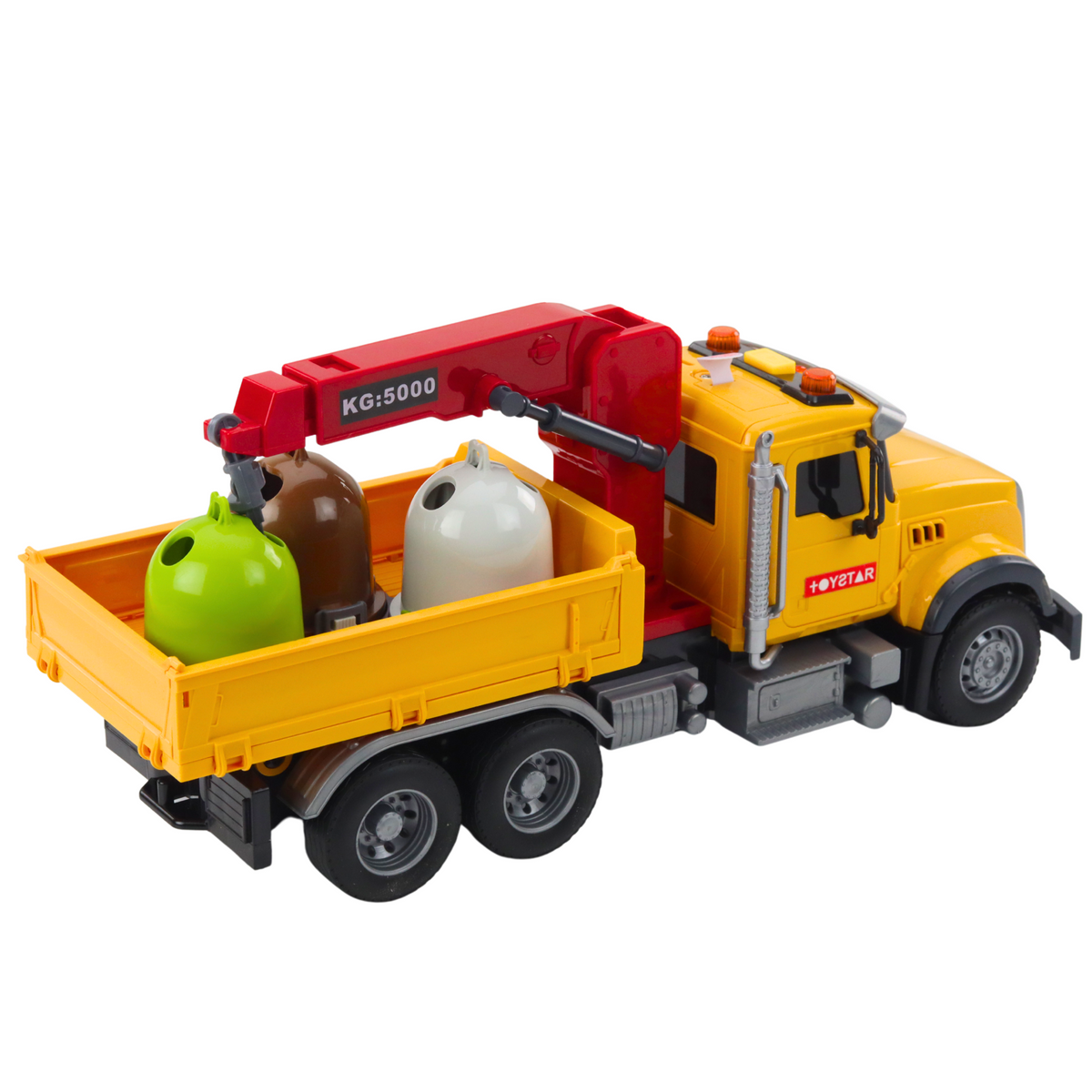 Müllsortier-LKW-Abfallbehälter, Lichtgeräusche