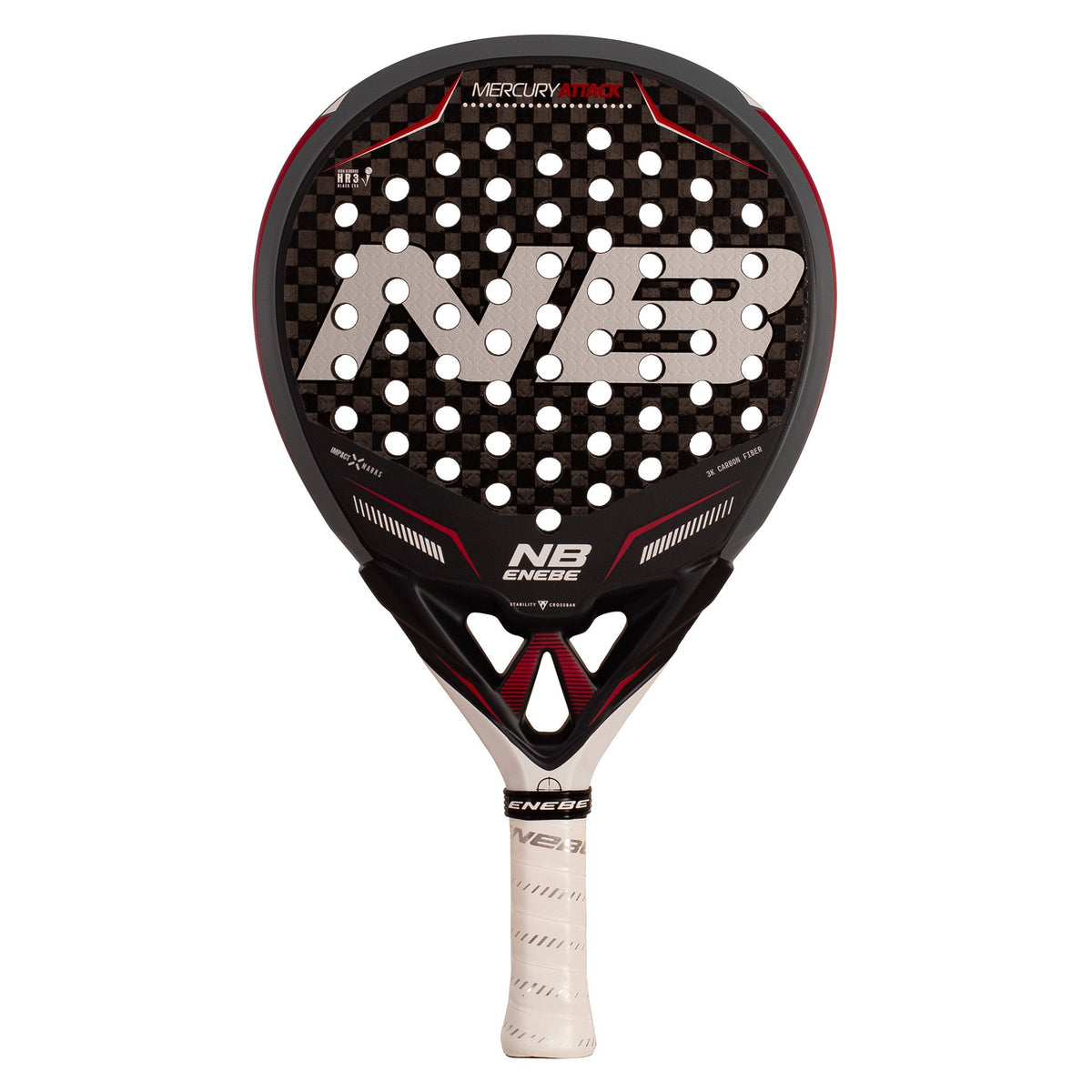 Enebe Mercury Attack grauer Padelschläger