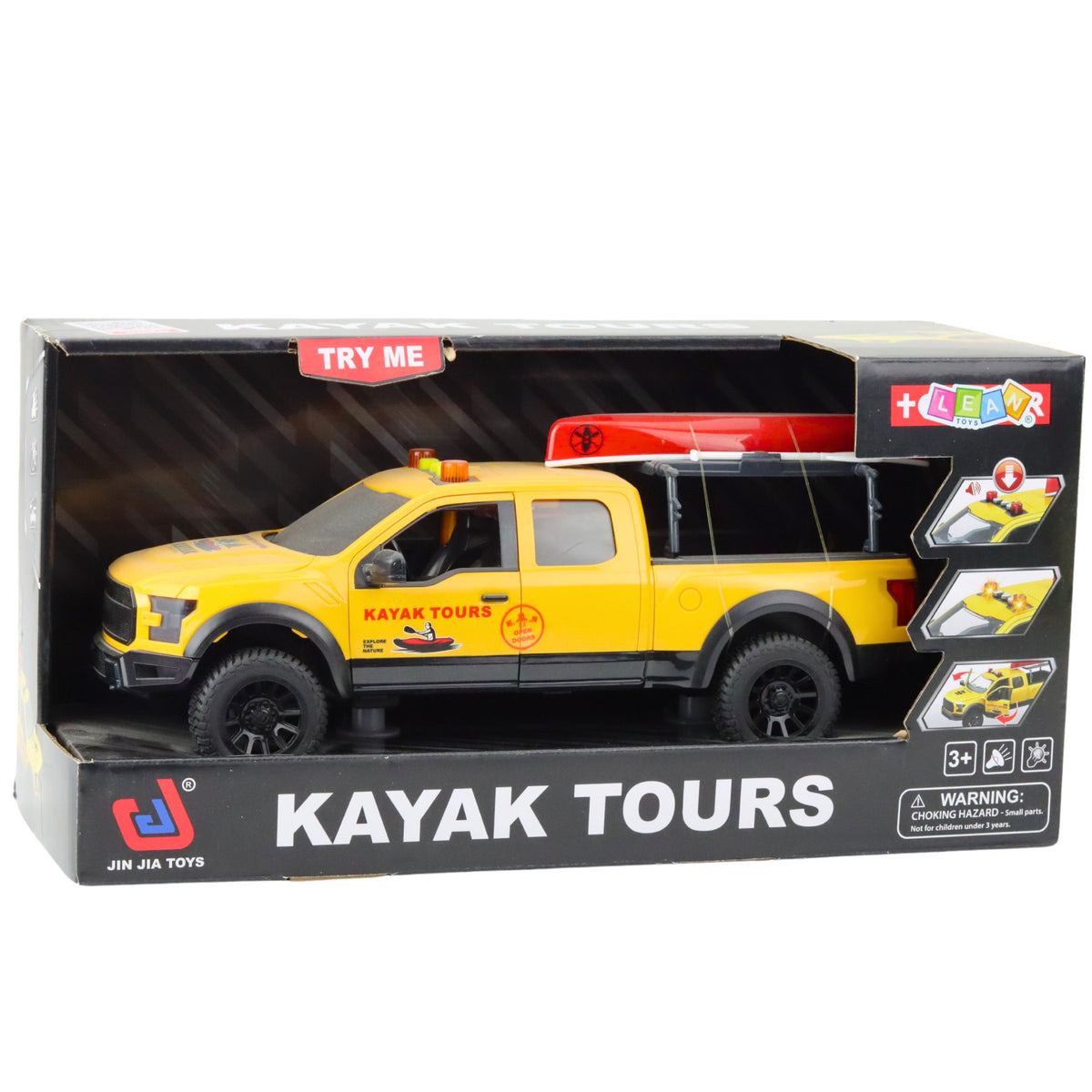 Off-road Vehicle Kayak Transport Lights Sounds Yellow