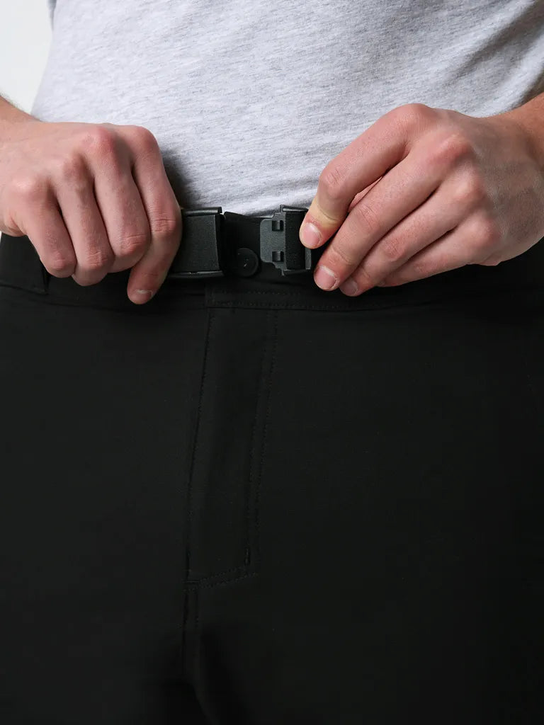 Męskie spodnie softshellowe loap urfinn czarne m