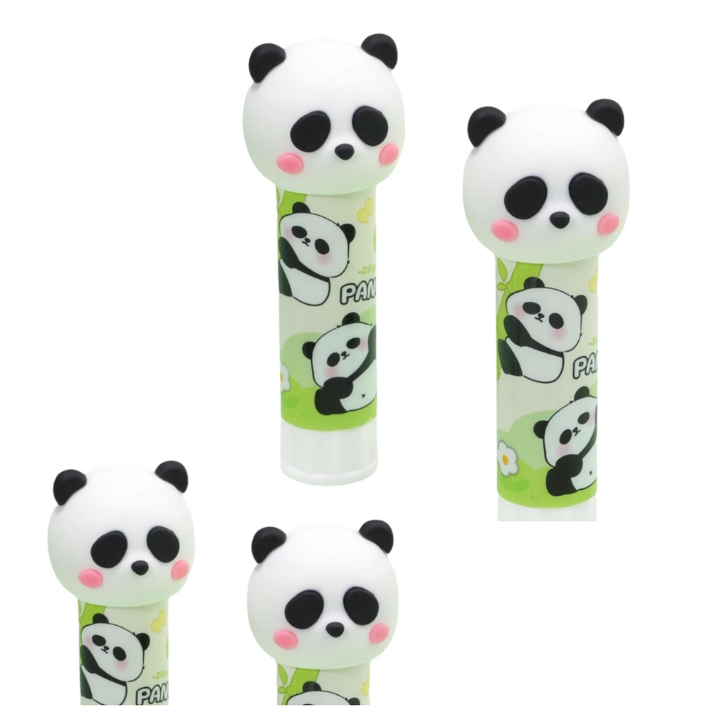 Klebestift Schule Büro Panda Grün 3d