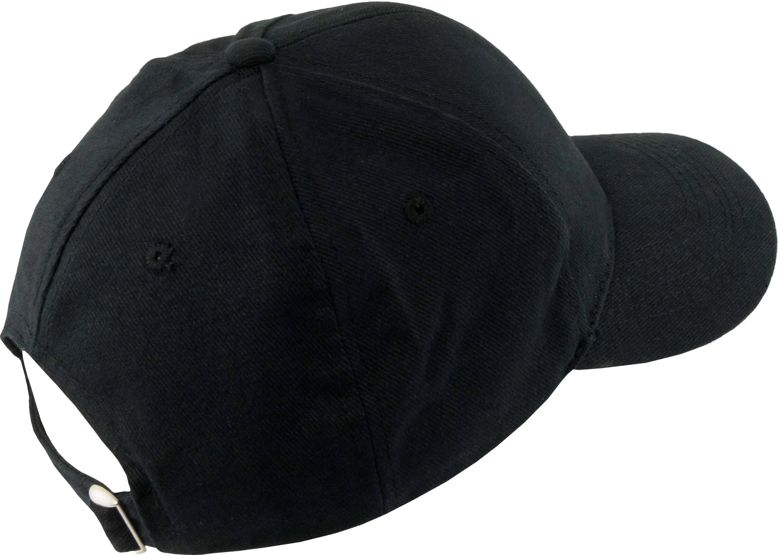 Casquette recyclée Elevate unisexe trona 6 panel grs noir