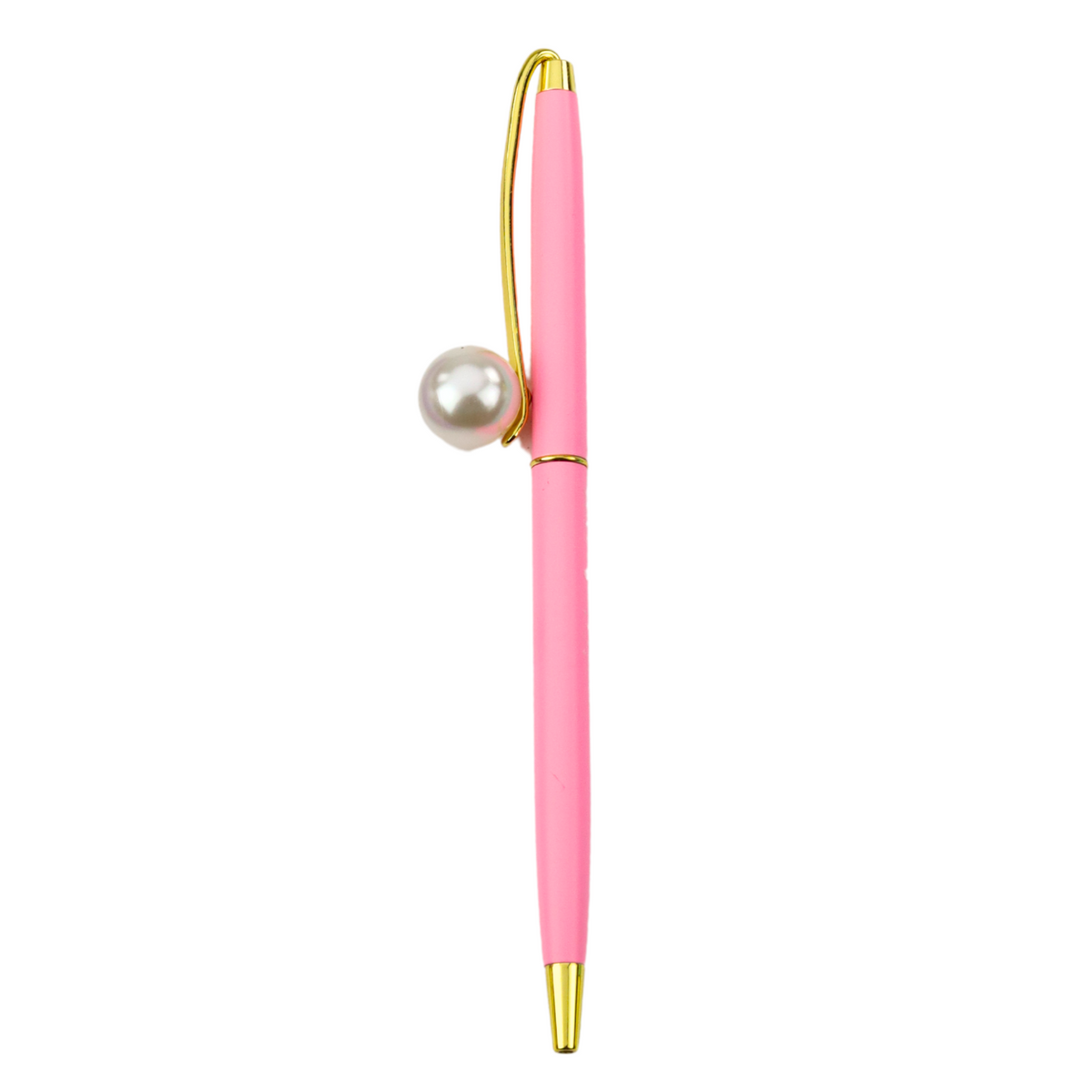 Metal Ballpoint Pen Automatic Pearl Blue Ink 1.0mm Mix