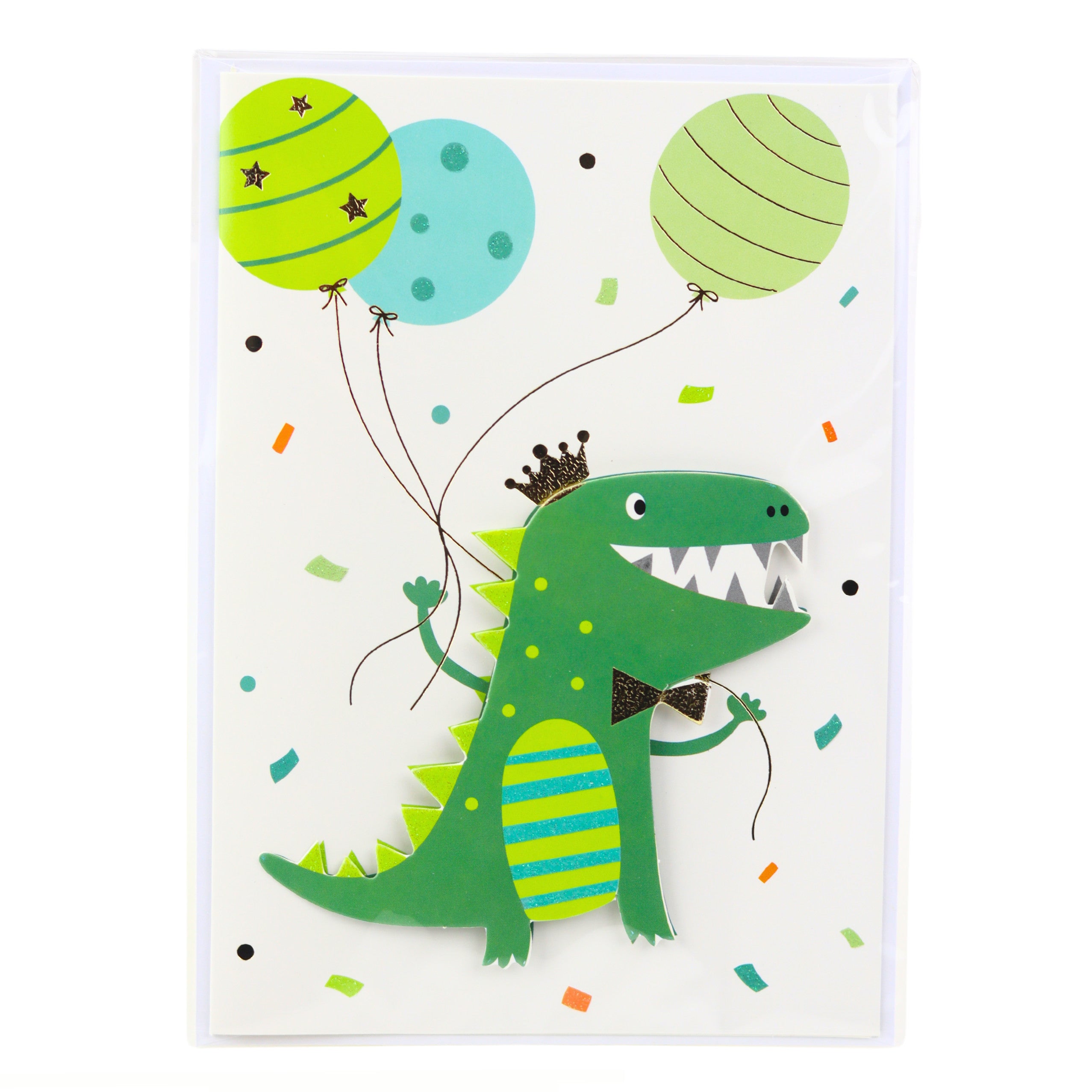 Greeting Card 3d Unicorn Elephant Frog Dinosaur + Envelope