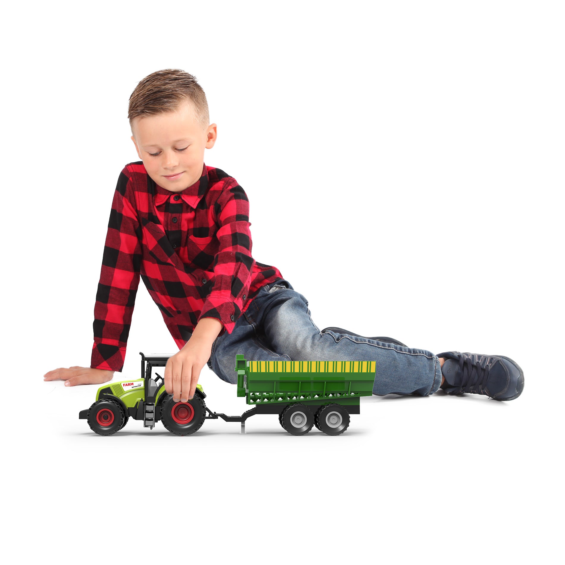 Tractor din plastic cu siding