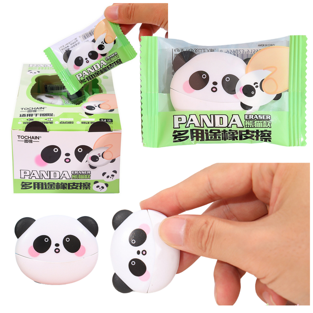 Eraser For Erasing School Office Panda