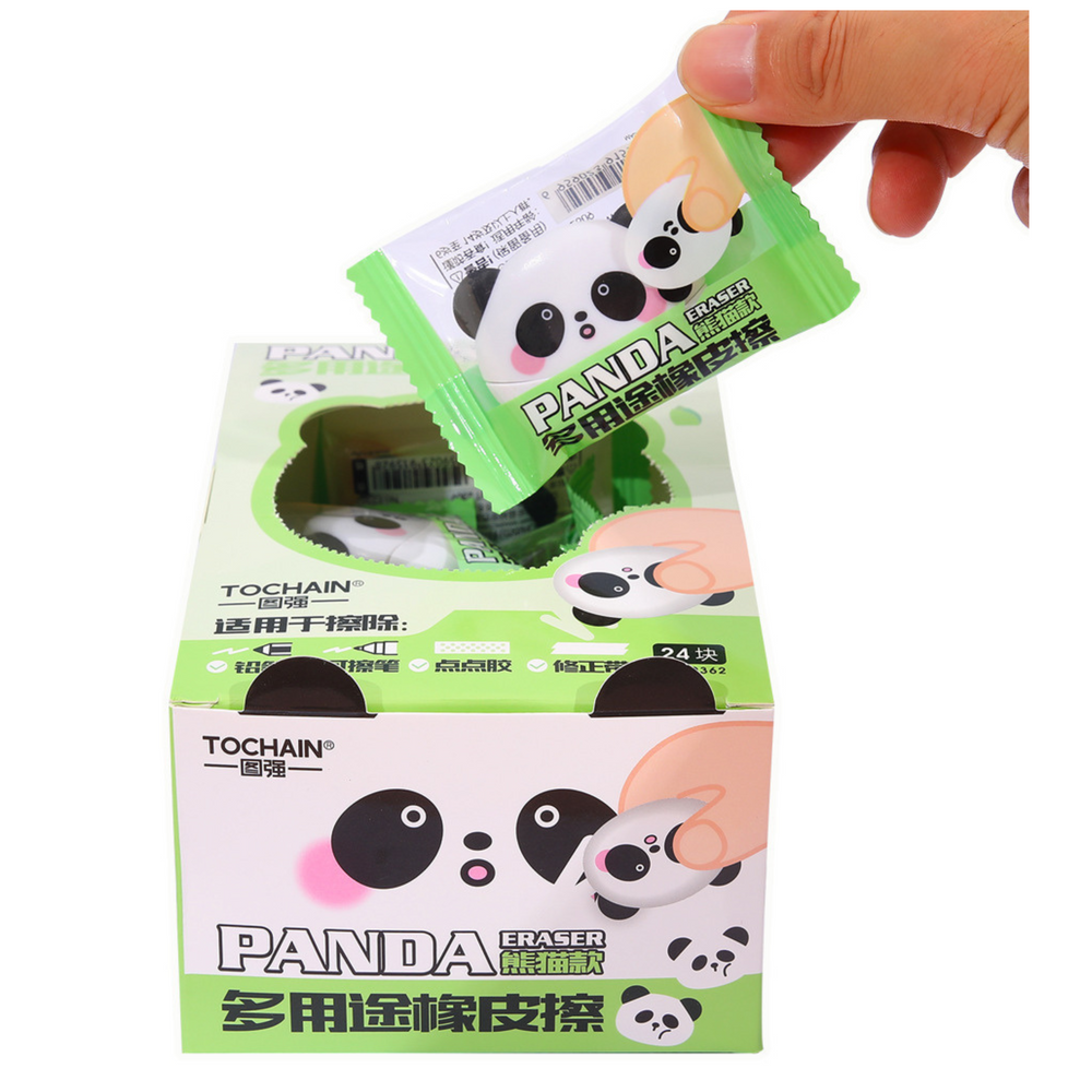 Eraser For Erasing School Office Panda