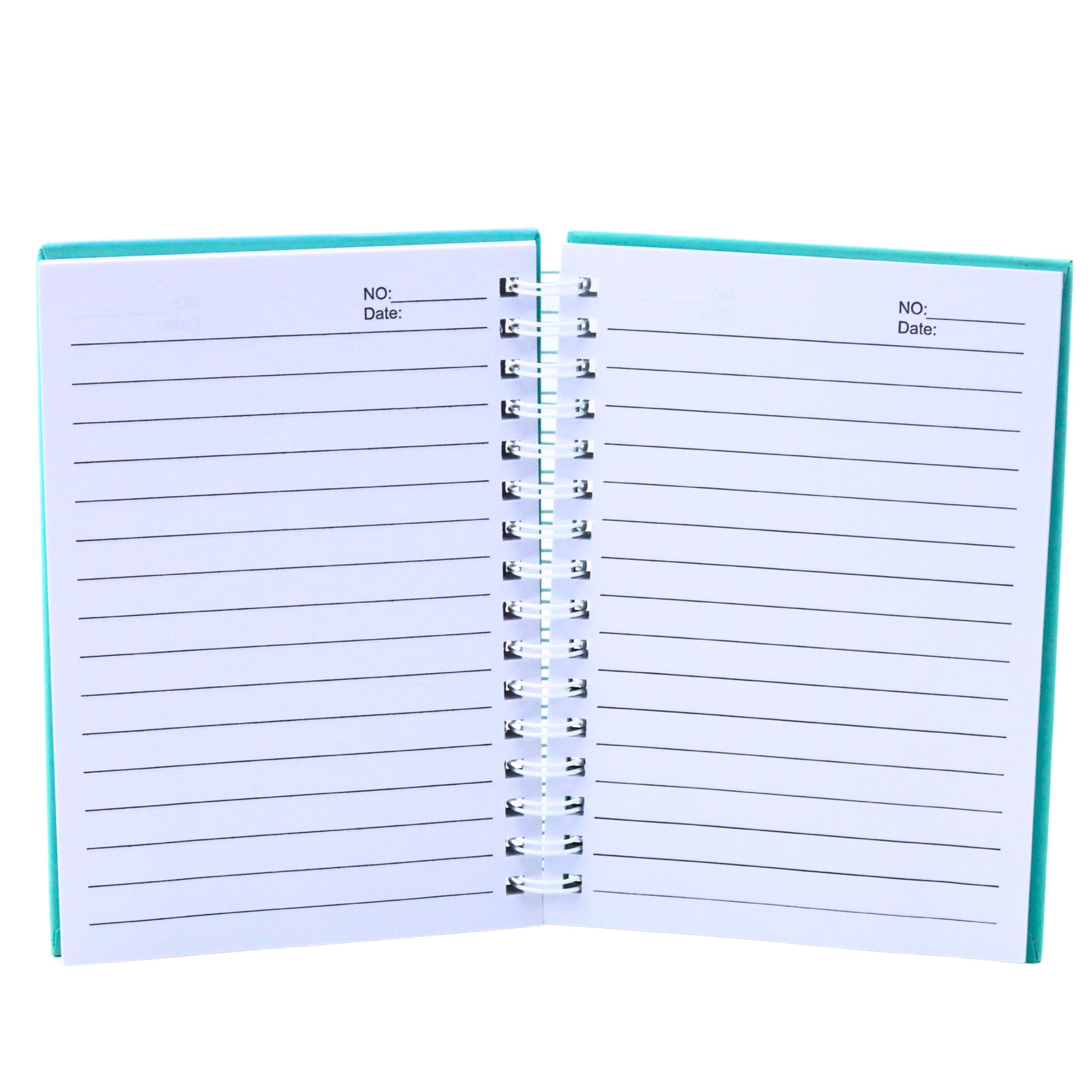 Holographic Mermaid Turquoise Lined Notebook A6 80 Sheets