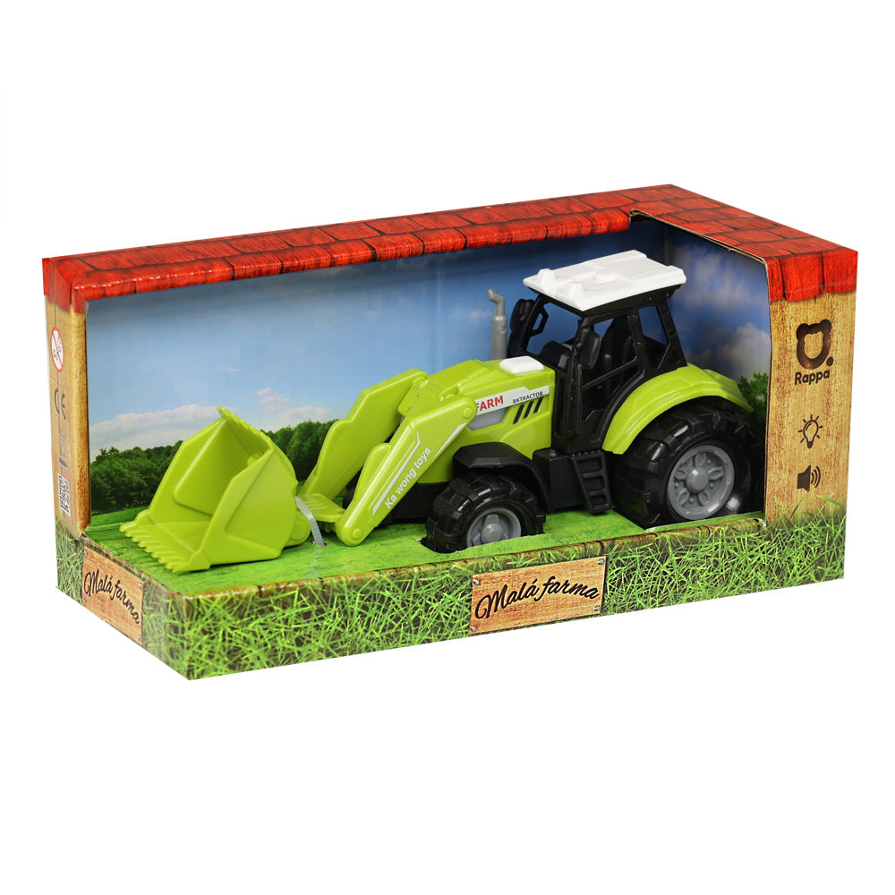 Tractor Met Een Lepel Geluid En Licht
