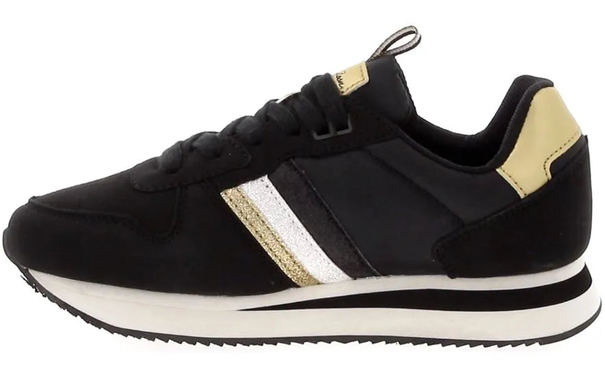 Scarpe da donna americane Polo Assn. Scarpe da ginnastica Rblk Nere