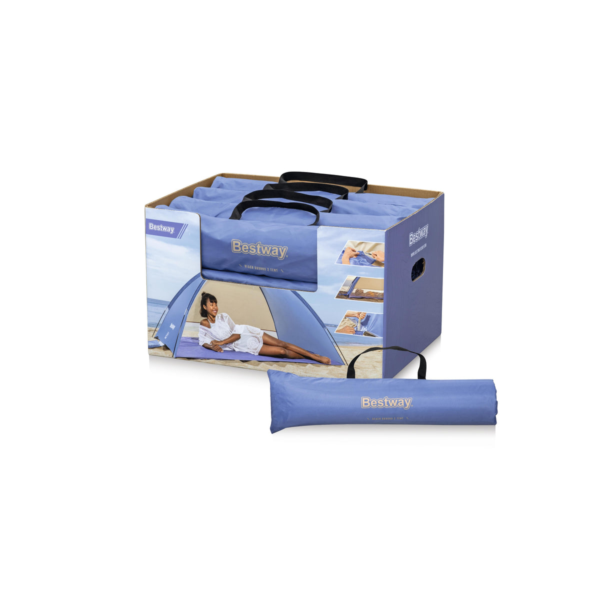 Namiot plażowy turystyczny 200 x 120 x 95 cm Bestway 68105