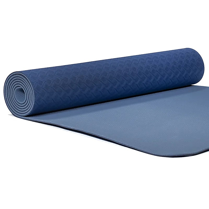 Mata do jogi Yogi & Yogini Premium Tpe niebieska
