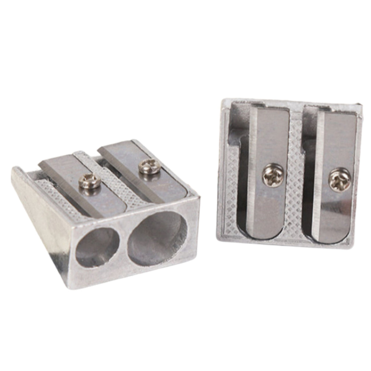 Double Metal Sharpener For Thick And Thin Crayons