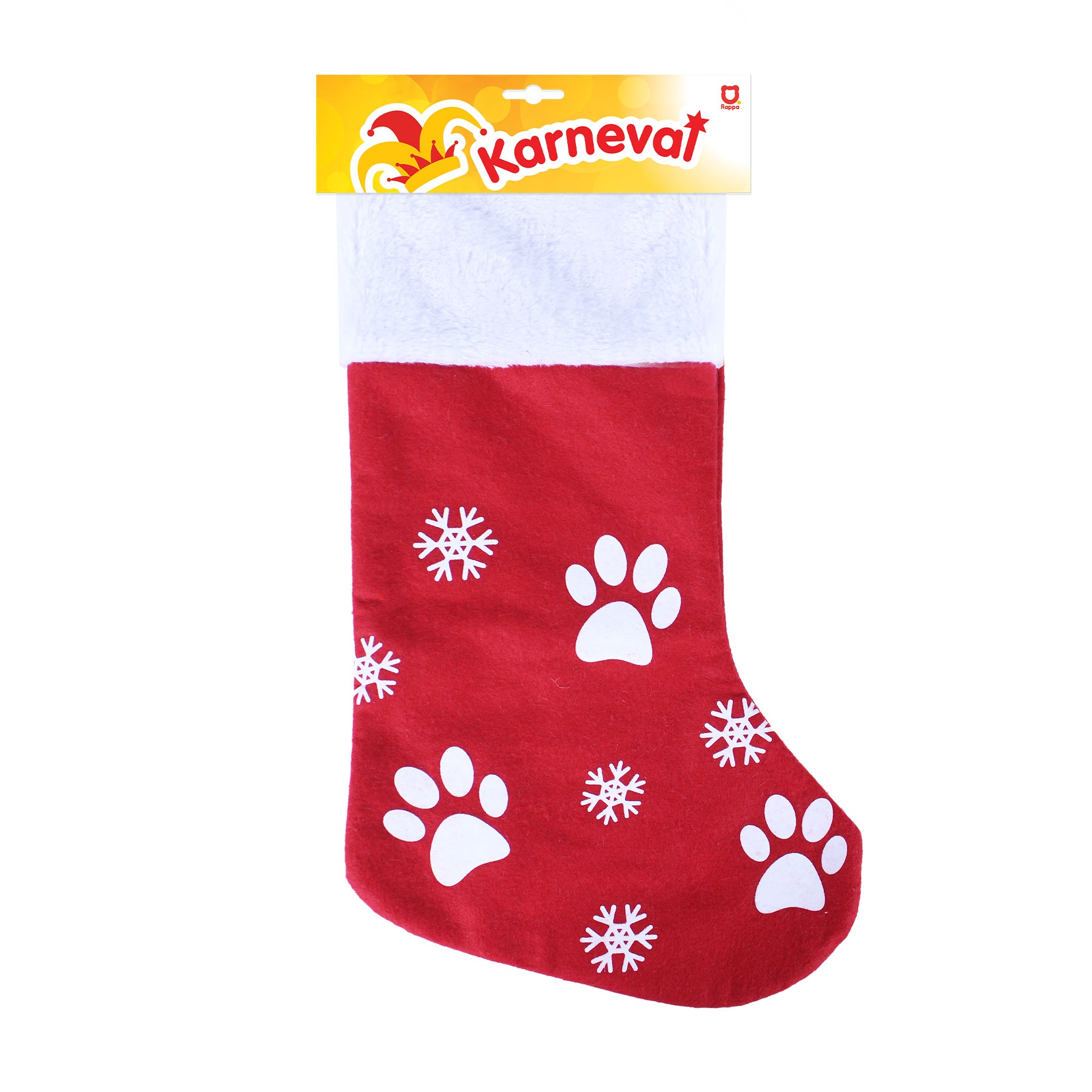 Rode Kerstsok Met Print