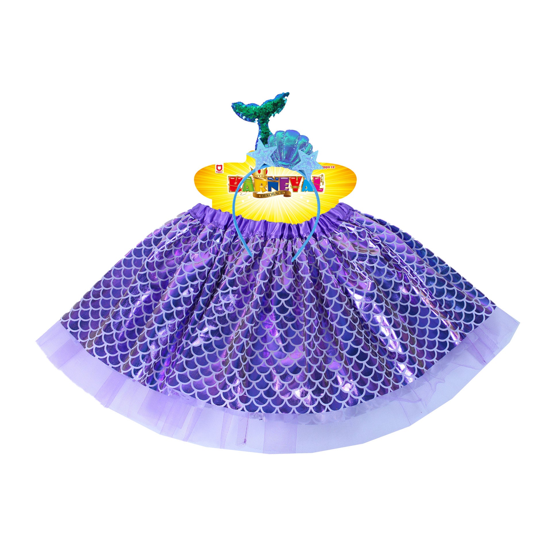 Kinderkostüm Marmaid Tutu Rock mit Zubehör.