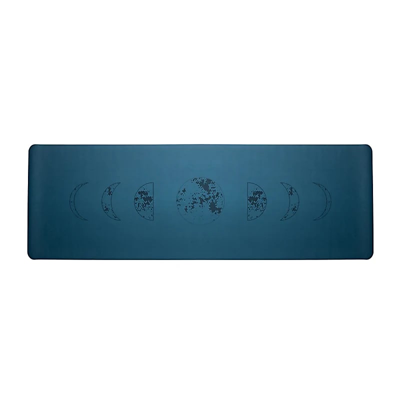 Yogi & Yogini Pu Yoga Mat Moon Phases Petrol - ±2500g; ±183x61x0,3cm