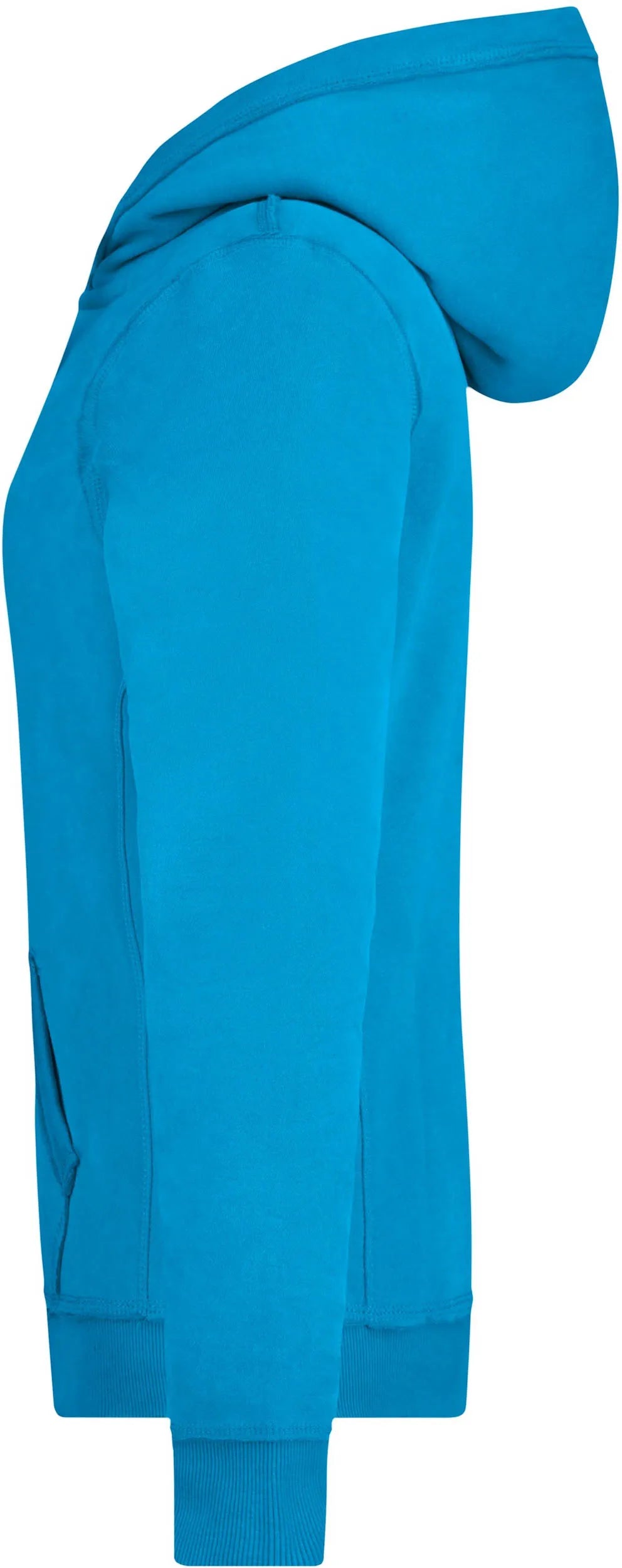 Dámska mikina James & Nicholson Vintage Hoody Blue