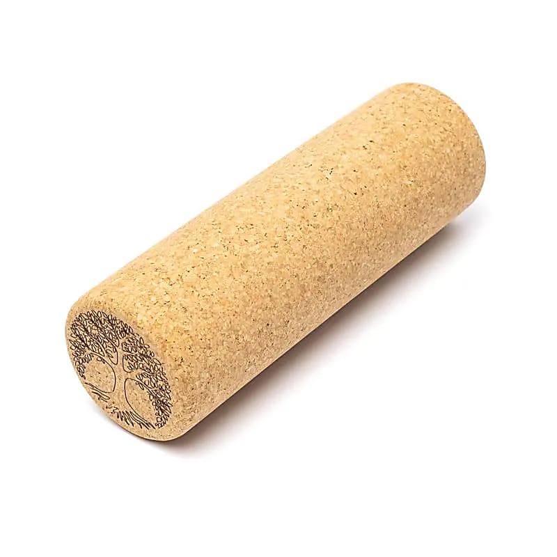 Yoga Props Cylinder Cork Tree Of Life - 30x10 Cm