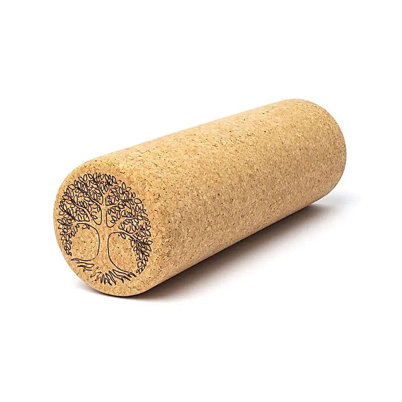 Yoga Props Cylinder Cork Tree Of Life - 30x10 Cm