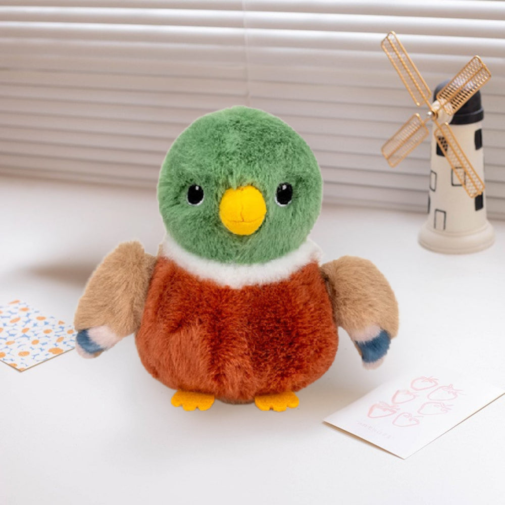 Plyšový maskot Plyšová hračka vtáčik Plyšová kačička 12cm