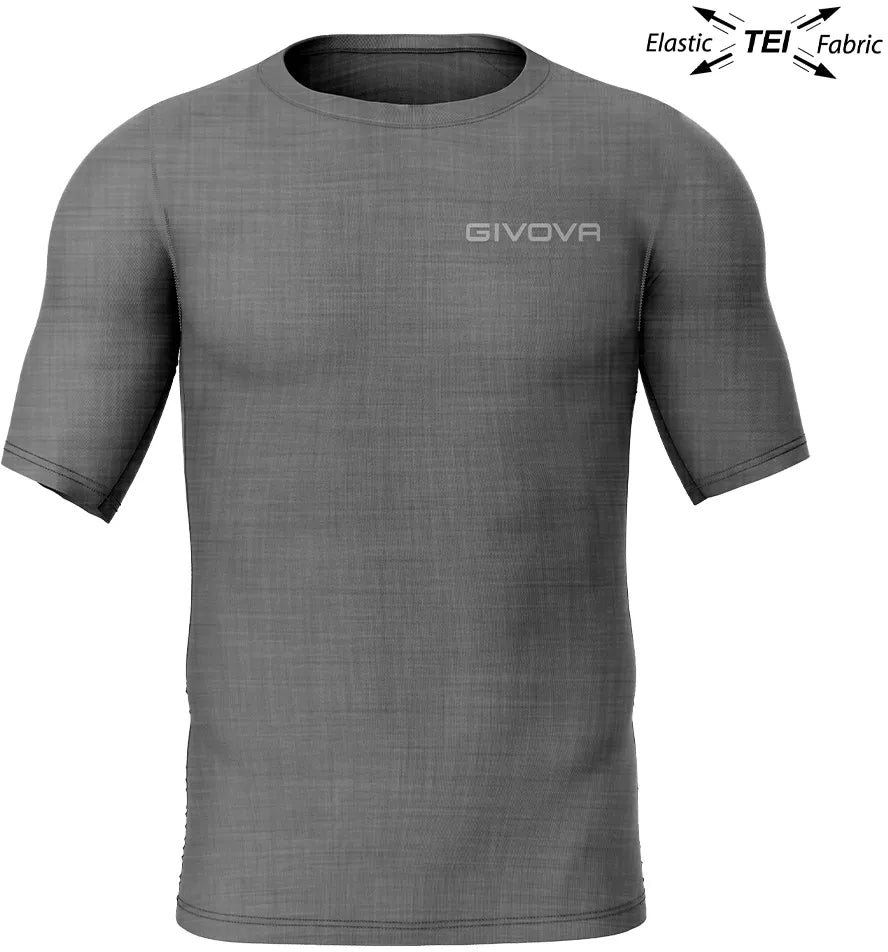 Maglietta sportiva da uomo Givova Corpus 2 Grigia 2xl