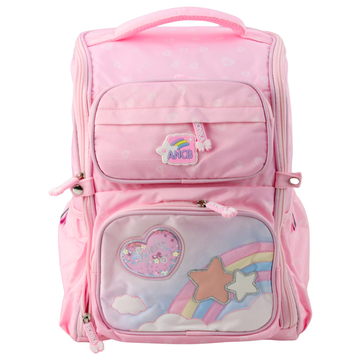 Školský batoh Unicorn hrudný popruh ružový 20l