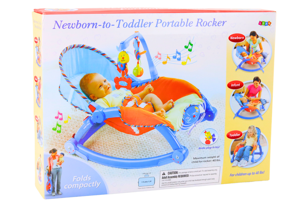 Sedia a dondolo per neonati e bambini colorati