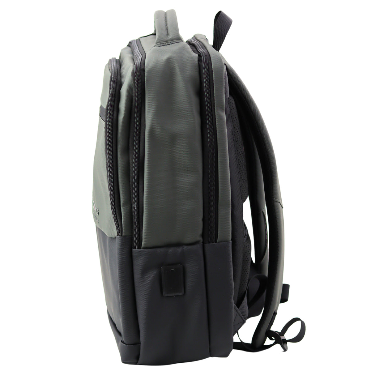 Mochila City Business Usb Laptop Bolso Preto Cinza 16l 41cm