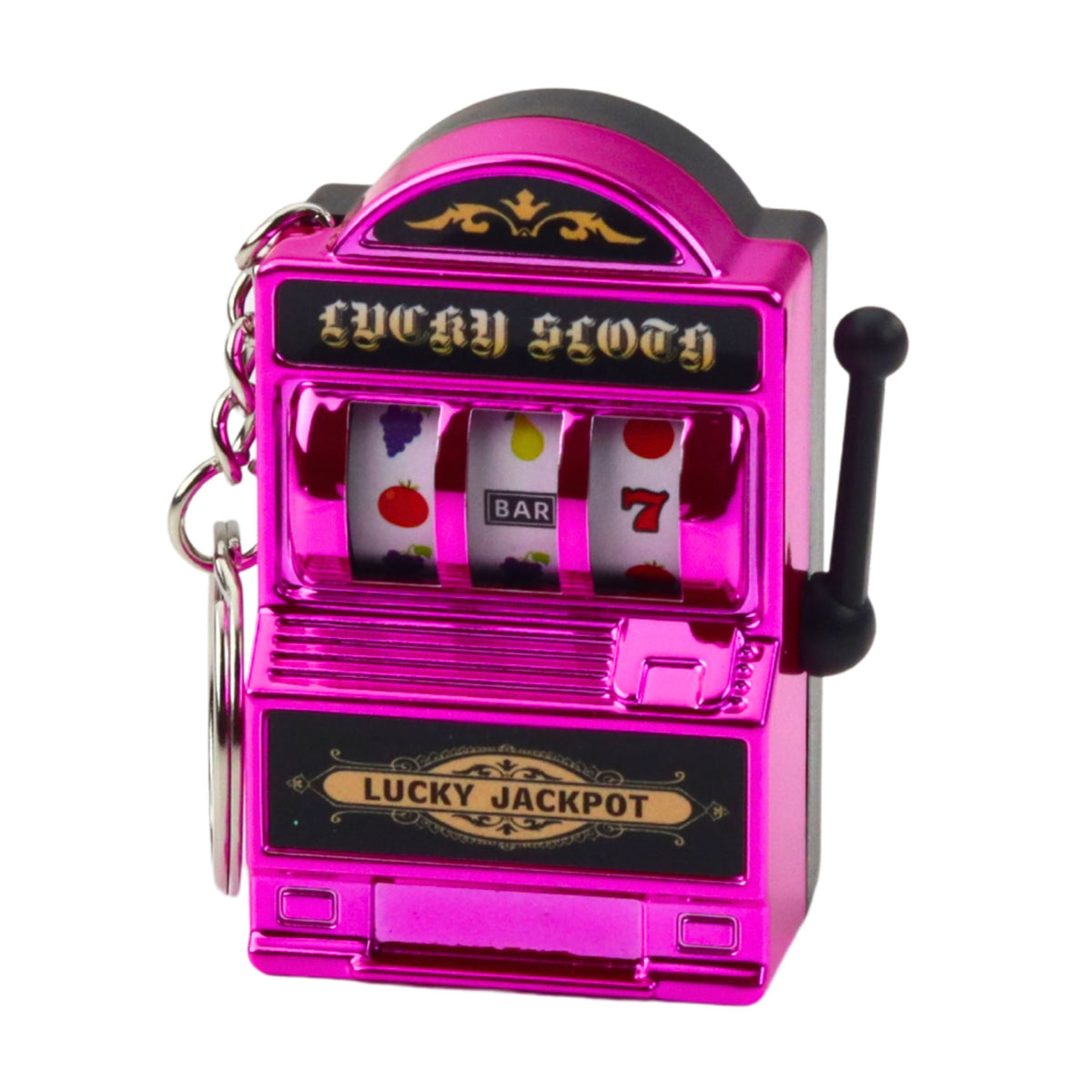 Schlüsselanhänger Mini Casino Spielautomat Spielautomat Moving Bar Mix Farbe