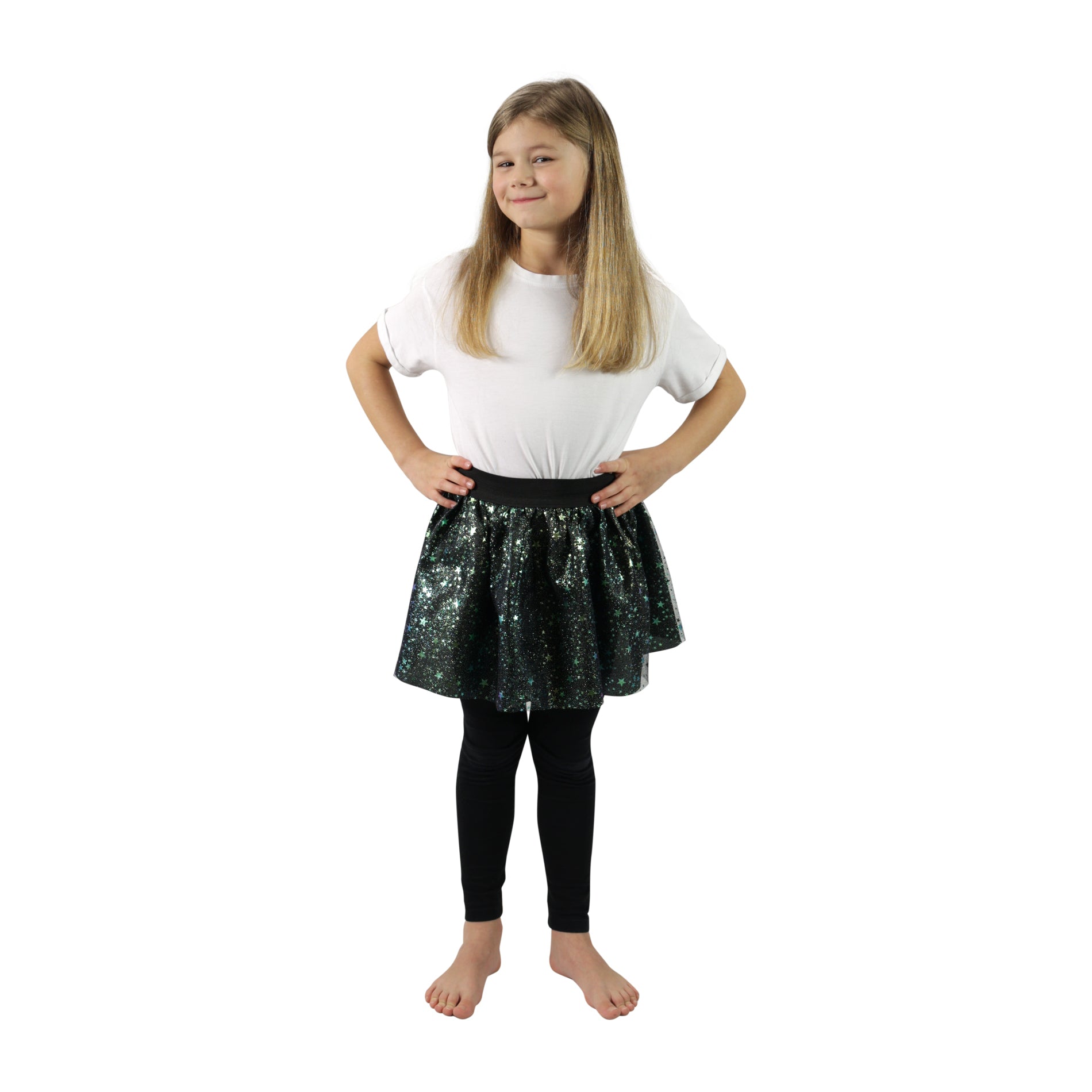 Children Costume Black Tutu Skirt With Stars