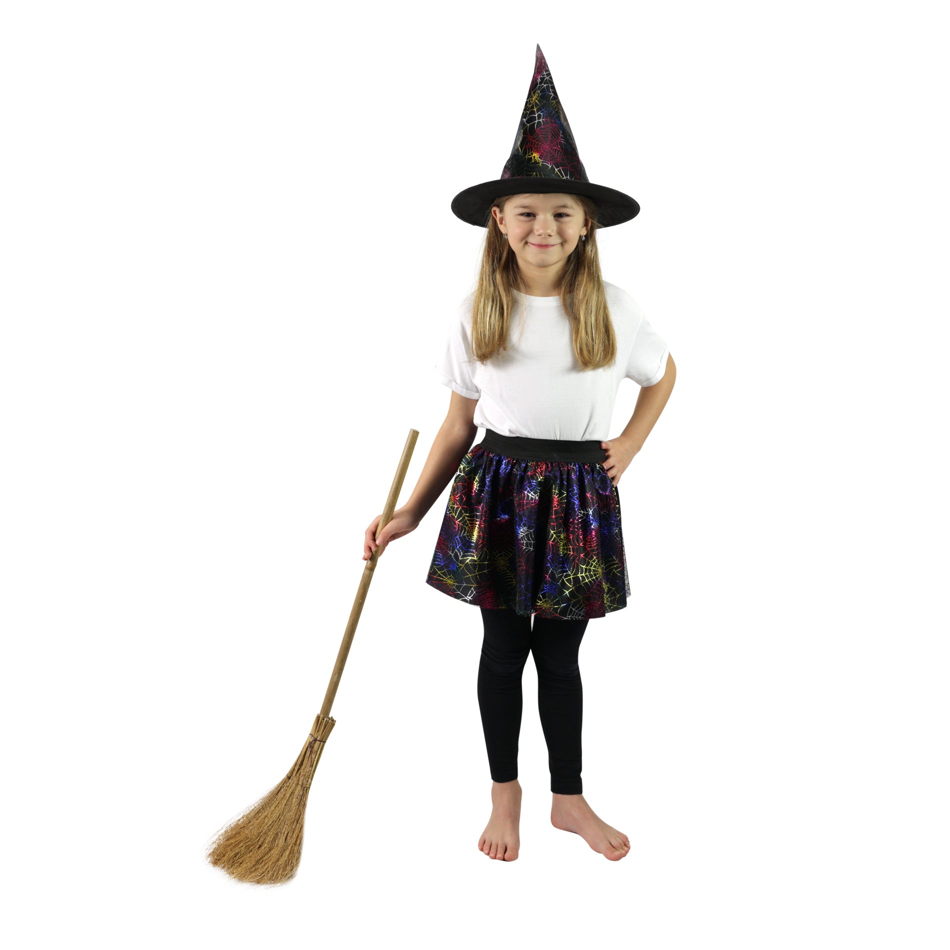 Children Costume Black Tutu Skirt With Cobwebs
