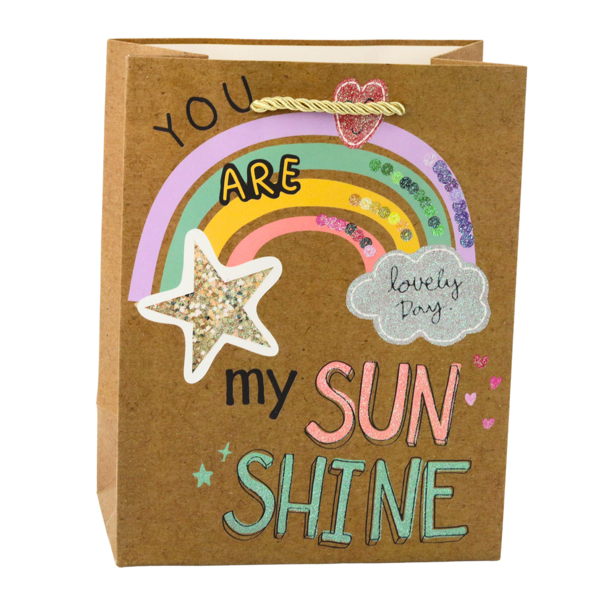 Paper Gift Bag Colorful Motifs 23 X 18 X 10.5 Cm
