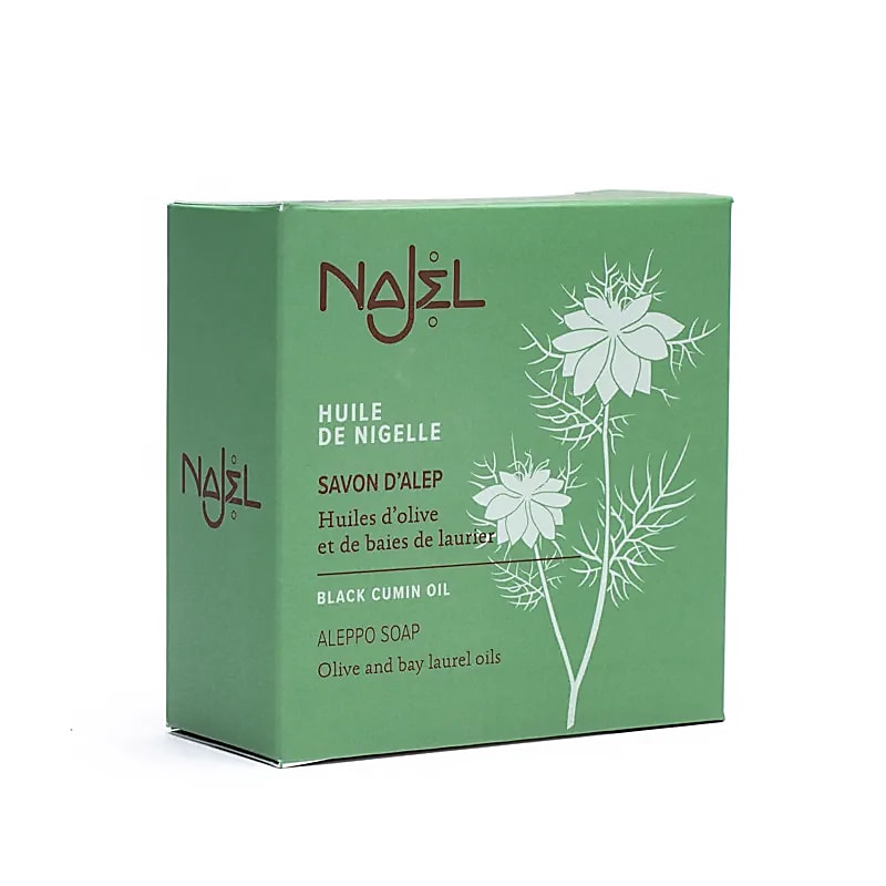 Najel Aleppo Soap With Nigella-oil (black Cumin) --set Of 3 Pcs - 100 G